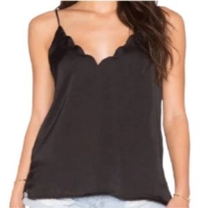 Free People intimately NWT satin dreams black cami size L